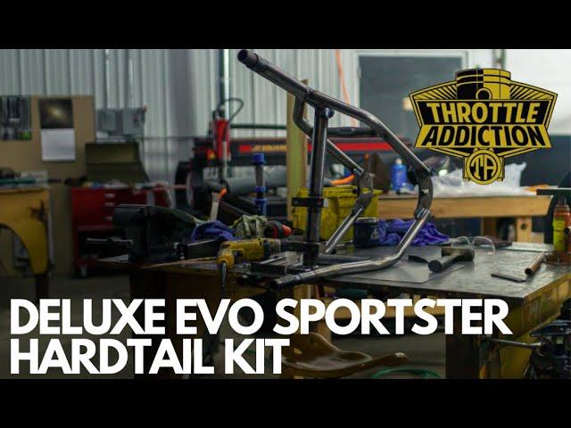 Hardtail a Sportster: In depth review of the Throttle Addiction Deluxe Sportster Hardtail Kit.