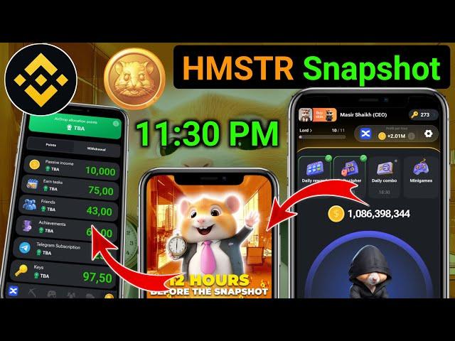 How To Claim Hamster Kombat Snapshot ! Snapshot Hamster Kombat ! Hamster kombat withdrawal 