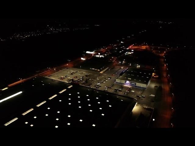 DJI Phantom 4 Pro night Plzeň