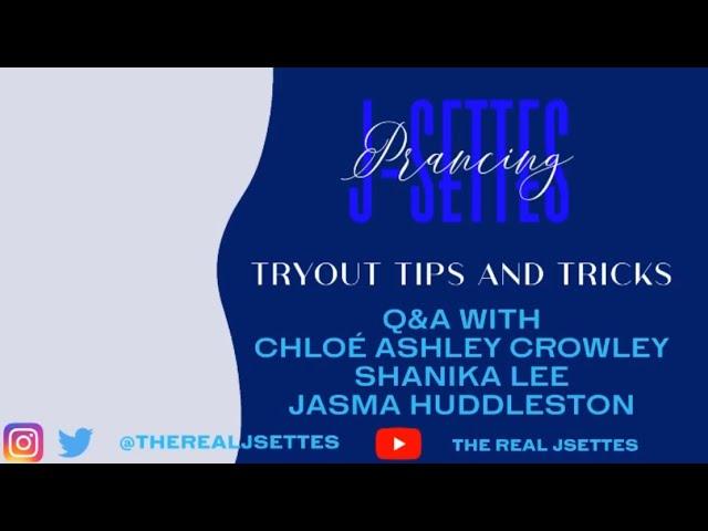 The Prancing J-Settes | Tryout Tips and Tricks Q&A
