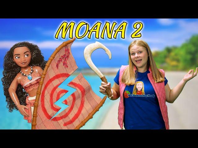 Assistant Helps Moana Fix her Boat and Get Ready for Ocean Mission