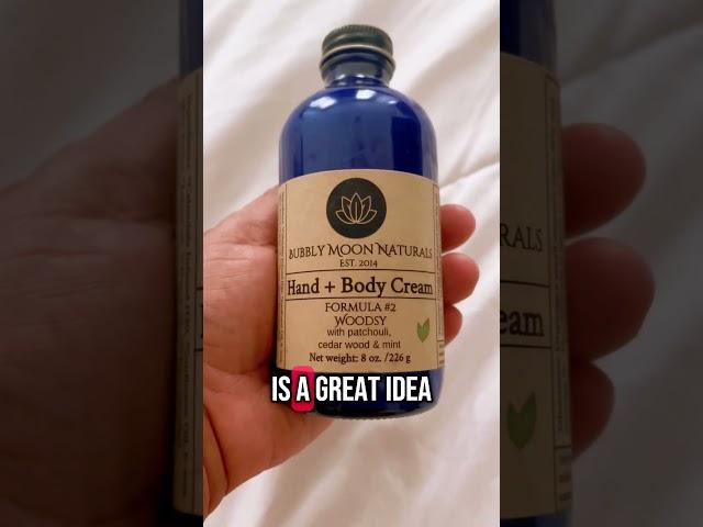 Father’s Day Gift made with patchouli, cedarwood & sunflower, jojoba & hemp. #bubblymoonnaturals