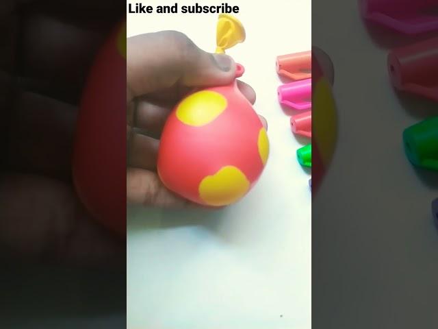 diy craft with balloon # art by riya ️