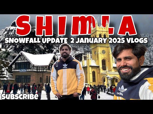 Delhi To Shimla By Train | By Train Tour I Snowfalls Update | 2 January 2025 #shimla