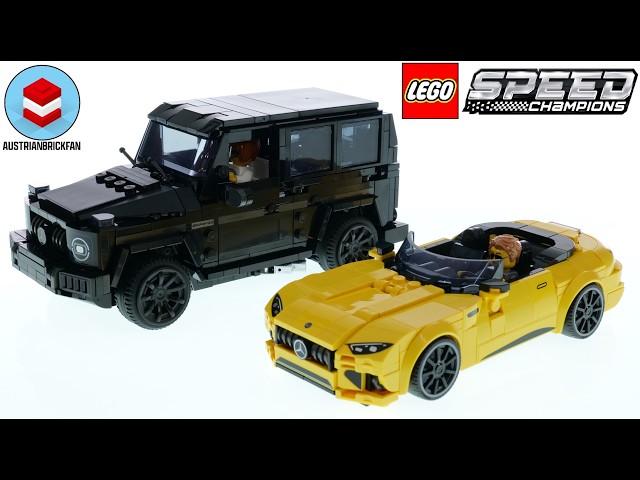 LEGO Speed Champions 76924 Mercedes AMG G 63 & Mercedes AMG SL 63 – LEGO Speed Build Review