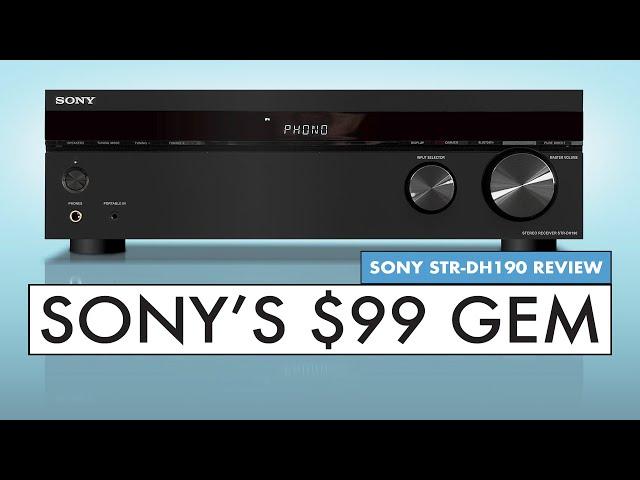 The Best BUDGET Stereo Receiver? Sony Receiver Review! - Sony STRDH190