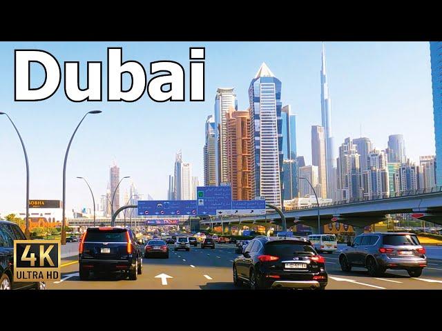 Dubai 2023 - Driving Tour in 4K