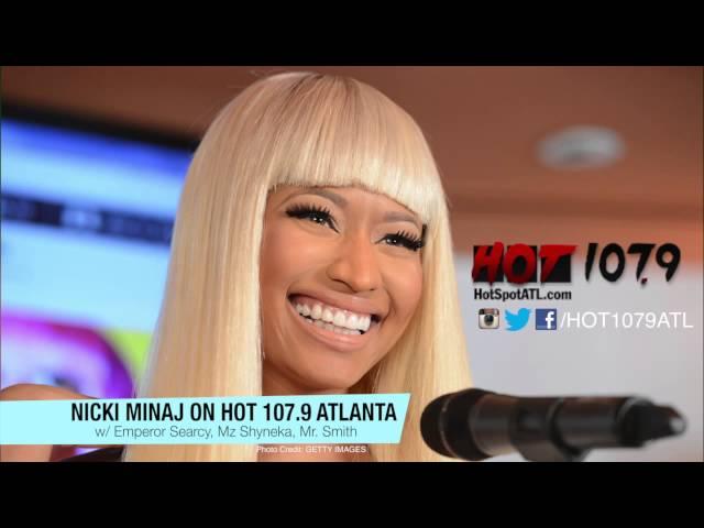 HotSpotAtl.com Nicki Minaj on Hot 1079 Atlanta