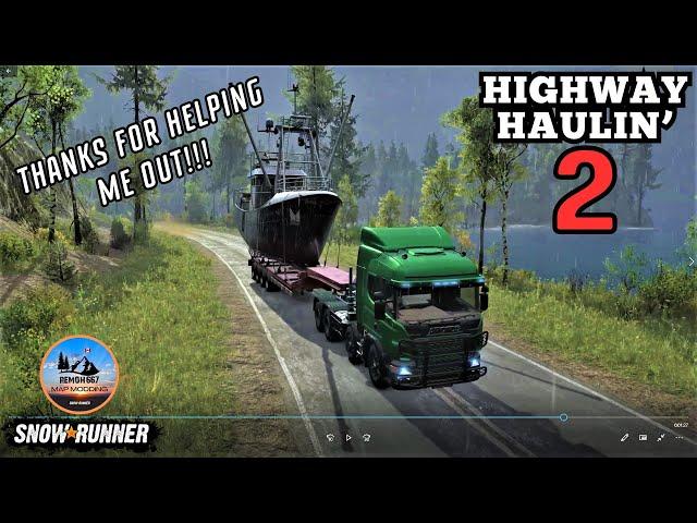 Snowrunner - New Console Mod Map - Dev Update - Highway Haulin' 2