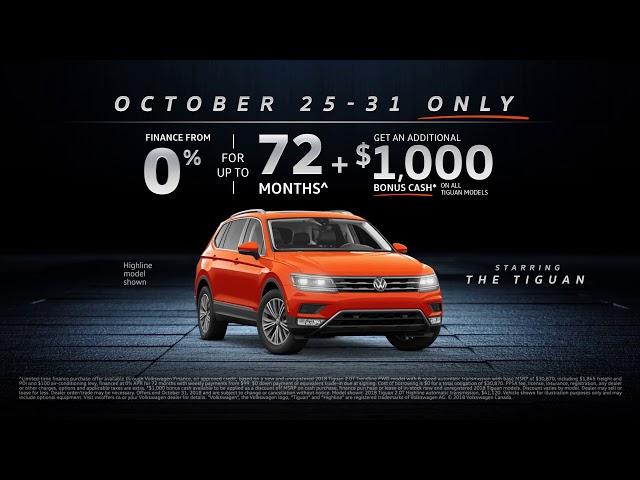 Leavens VW Seven Day Sale - Oct 25th to 31st