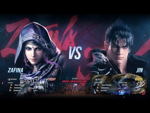 Tekken 8 - Minhler (Zafina) vs Jin