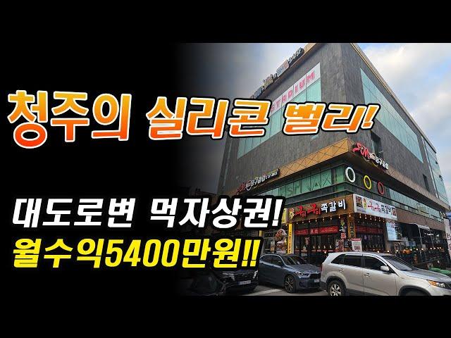 청주오창상가빌딩매매 오창과학단지 최고의입지 월수익5400만원 호실별매매 층별매매 가능!