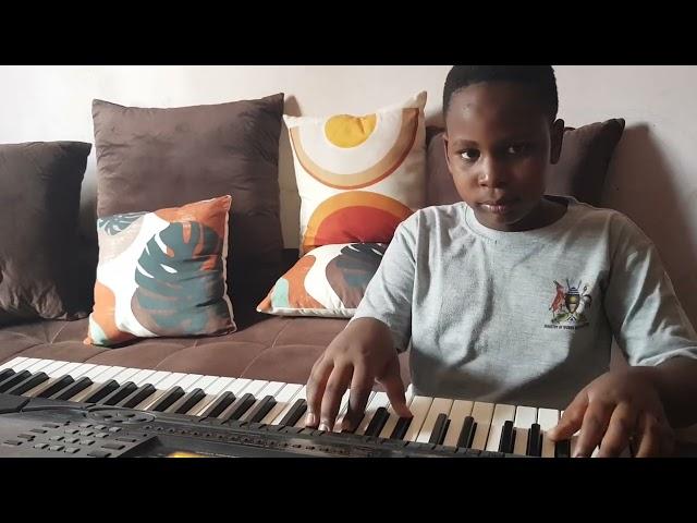 My son Eloi Luutu playing jungle Lover by #Dad  Nichoe kitone