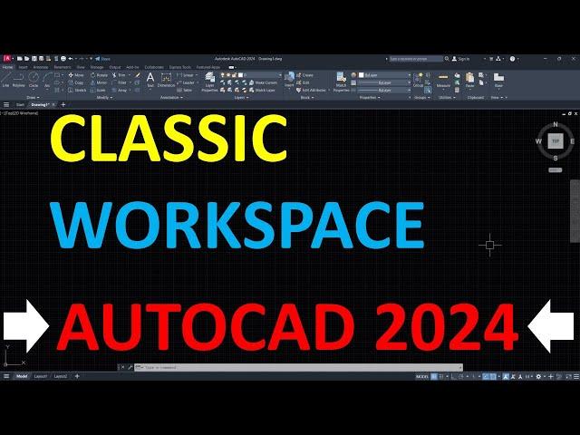 How to Change AutoCAD 2024 to Classic Mode