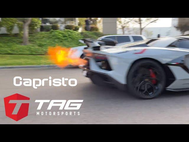 Aventador SVJ Capristo Exhaust with Cat Replacement Pipes (TEST PIPES) LOUD!