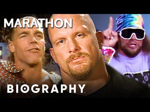 3 OF THE BIGGEST ICONS OF WWE (Ft. Steve Austin) *Marathon* | Biography