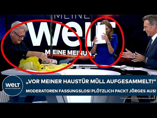 JÖRGES: "Vor meiner Haustür Müll aufgesammelt!" Und plötzlich packt er aus! Moderatoren fassungslos!