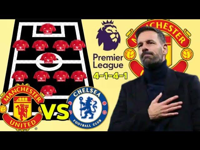 "BIG MATCH" ~  MAN UNITED VS CHELSEA FC Potential Line up in the EPL Matchweek 10 Season 2024/2025