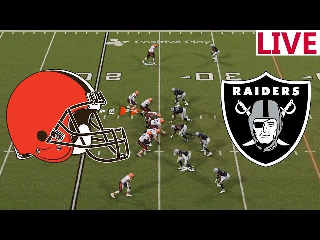 LIVECleveland Browns  vs Las Vegas Raiders  / NFL LIVESTREAM /NFL Week 4/Madden NFL