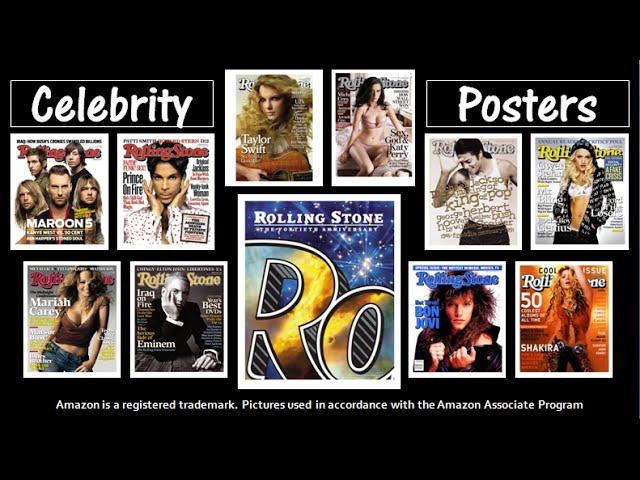 Rolling Stone Celebrity Posters