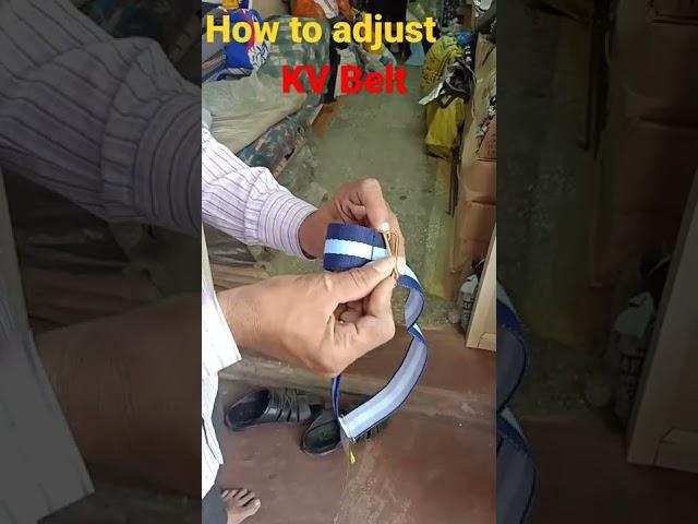 How to adjust KV School belt ( uniform )