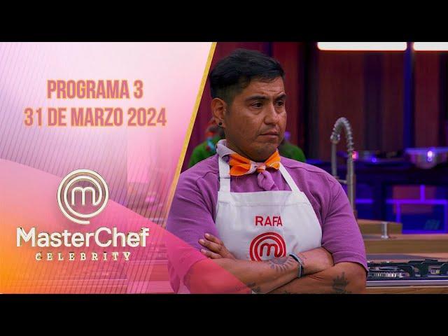 Programa 3: Itatí explotó contra Rafa por egoísta | 31 de marzo 2024 | MasterChef Celebrity 2024