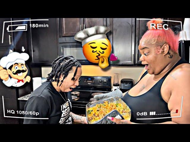 COOKING WITH KRENVEE| MAKE A POTATO BAKE WITH US |it was delicious