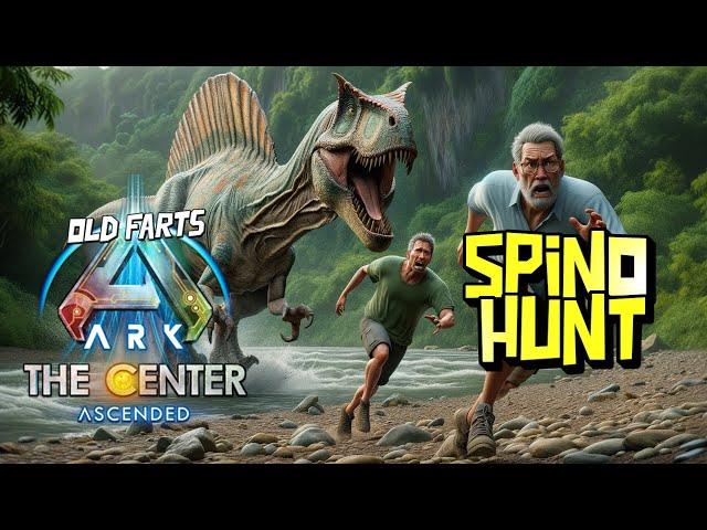 Spino Hunt Scare - Ark Ascended Multiplayer - Old Farts  (ep16)