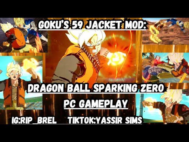 GOKU’S 59 JACKET MOD:DRAGON BALL SPARKING ZERO PC GAMEPLAY #sparkingzero #pcgaming #goku #mods