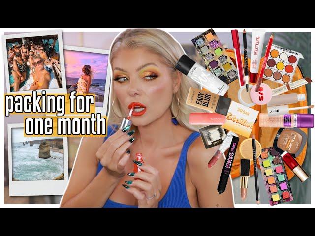 1 MONTH AWAY FROM HOME: What Was In My Makeup Travel Bag?!