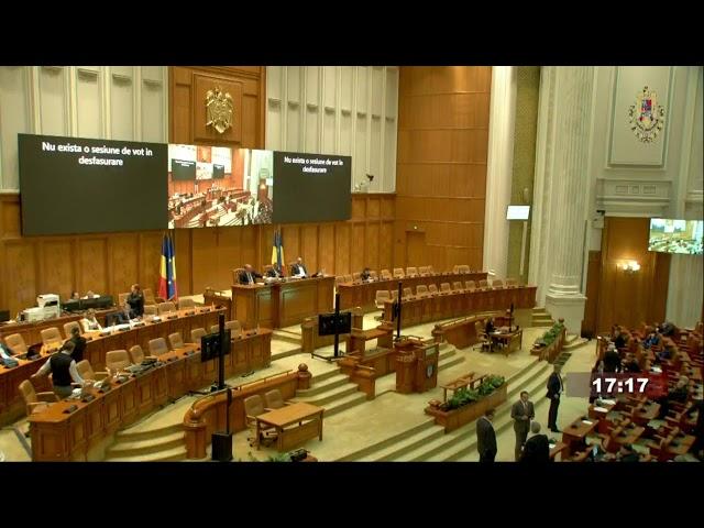 Ședință de plen a Camerei Deputaților din data de 18 Noiembrie 2024