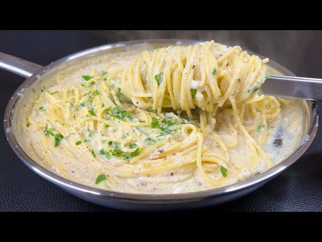 10 minute miracle: The perfect creamy pasta! Best recipe for quick and delicious cooking! 