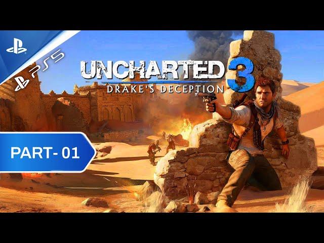 Uncharted 3 Walkthrough Part 1 HD - Chapter 1 - Moves Like Batman!