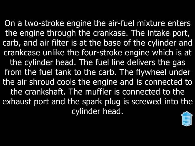 External/Internal Components Of Two-Stroke Engines