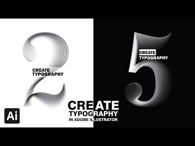 A Magnificent Typography with Adobe Illustrator