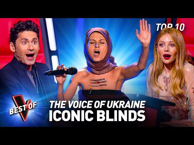 The Most ICONIC Blind Auditions of The Voice of Ukraine  | Top 10