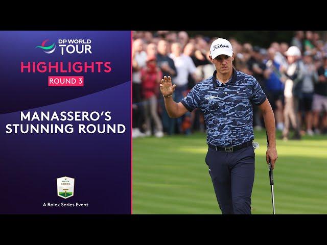 Matteo Manassero | Round 3 Highlights | 2024 BMW PGA Championship