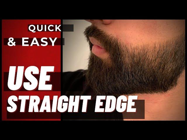 How to Use a STRAIGHT RAZOR for the BEST Beard Lineup