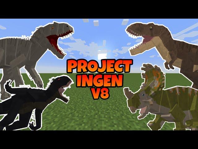 Project InGen V8 | Addon Showcase | Minecraft Bedrock Edition