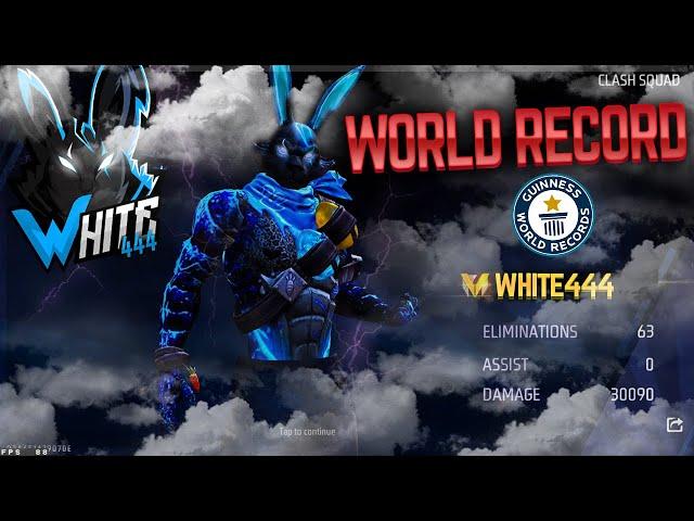 WHITE444 FULL GAMEPLAY 1VS6 l WORLD RECORD 63 KILL 