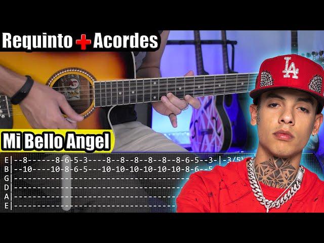 Mi Bello Angel - Natanael Cano - Requinto + Acordes | TABS | Tutorial Guitarra