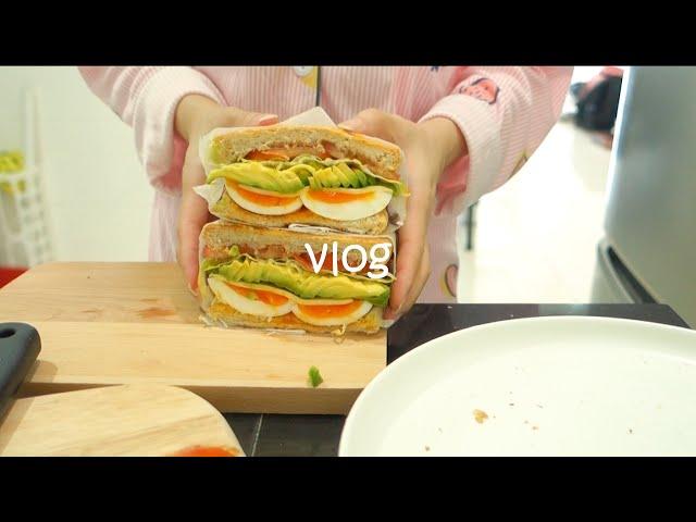 Vlog: Making all the food that I love | Sandwich | Tomyam Noodles | Cabonara Spaghetti