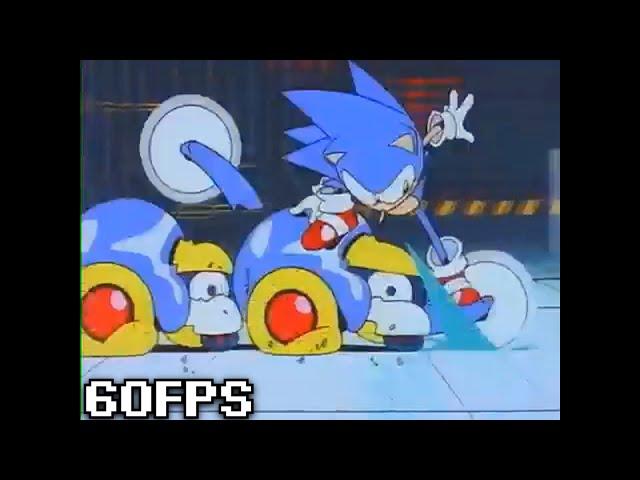 Sonic CD Ending Movie 60FPS Interpolation With AI [Smooth Games Project]