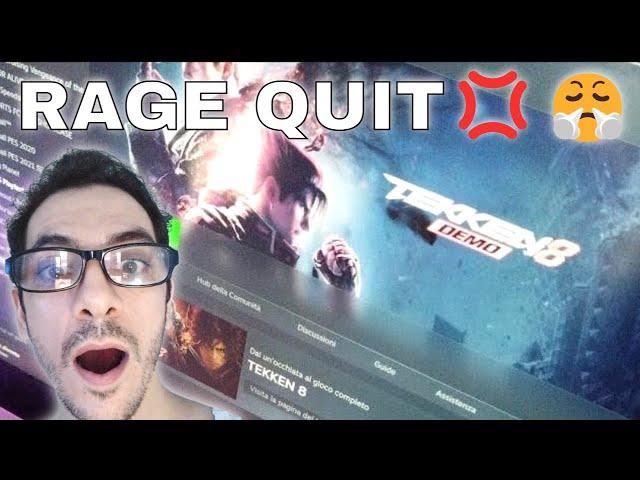 Xmandre Live Tekken 8 DEMO RAGE QUIT REACTION