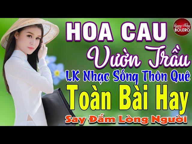 HOA CAU VƯỜN TRẦU  MAI TIẾN ĐẠT  LK Nhạc Sống Thôn Quê Toàn Bài Hay KHÔNG QUẢNG CÁO NGỌT LỊM TIM