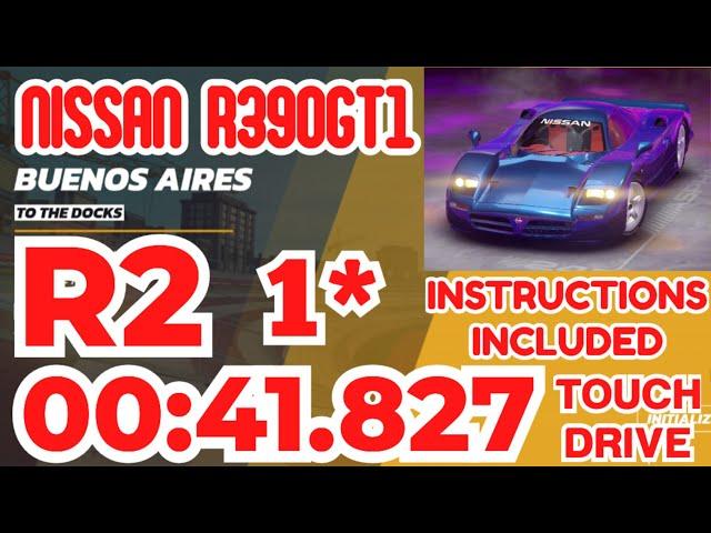 Asphalt UNITE - NISSAN R390GT1 Grand Prix Round 2 | 1⭐ Touchdrive Instructions | To The Docks