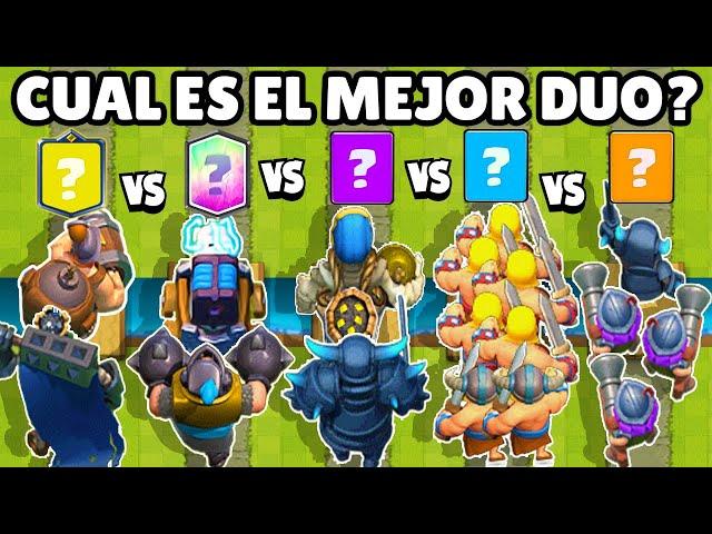 CUAL CALIDAD TIENE EL MEJOR DÚO? | OLIMPIADAS de DÚOS CLASH ROYALE