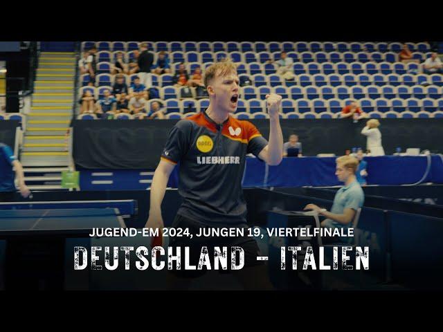 Deutschland - Italien | Viertelfinale U19-Jungen | Jugend-EM 2024 in Malmö