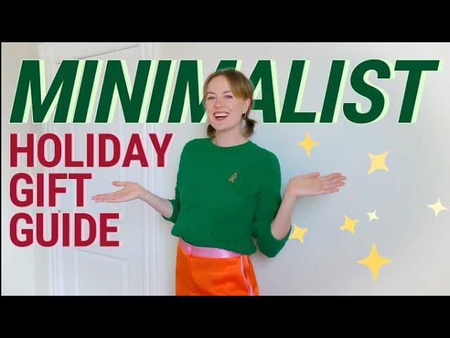 10 Minimalist Christmas Gift Ideas | Simple + Personal