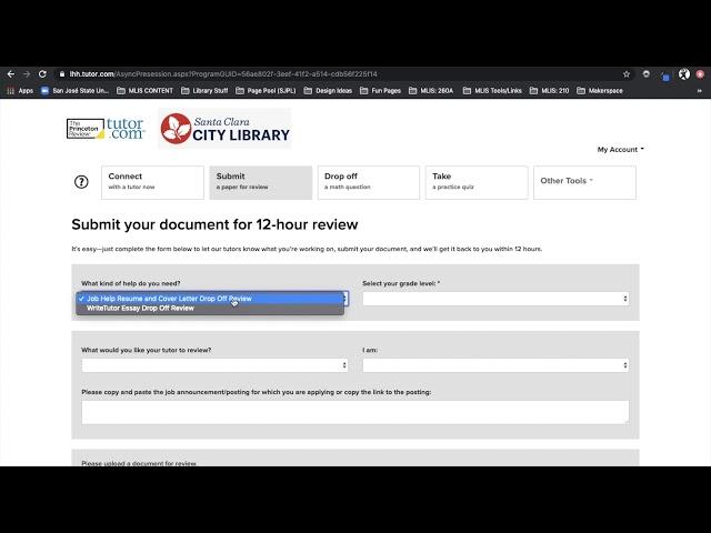 Tutor.Com Tutorial